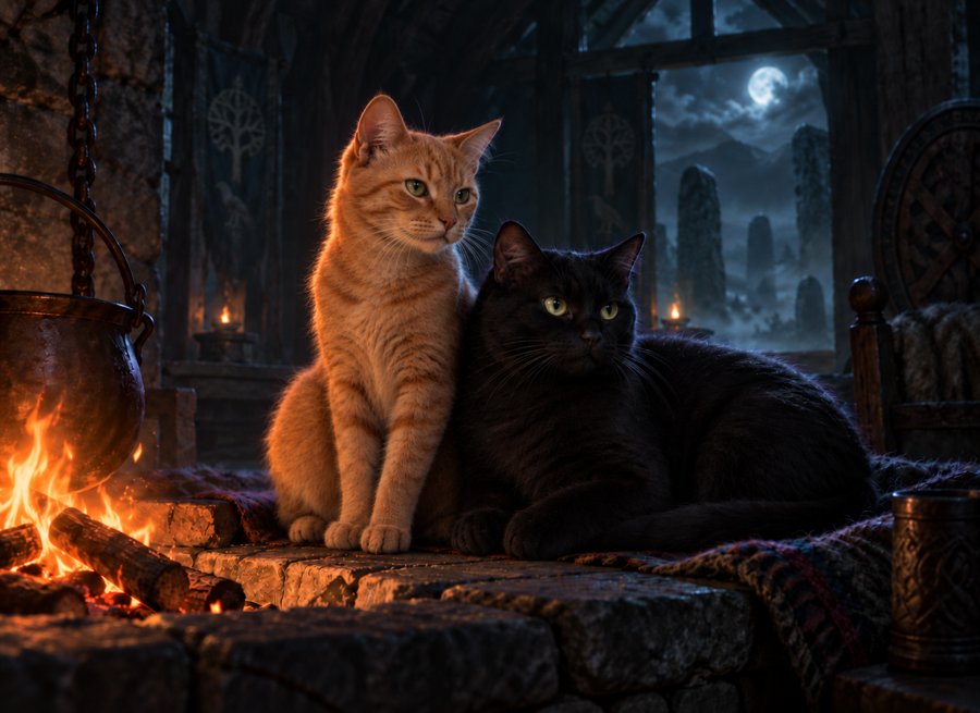 Buck and Annie, the Hearthcats