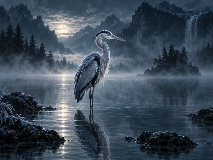 Mist Heron
