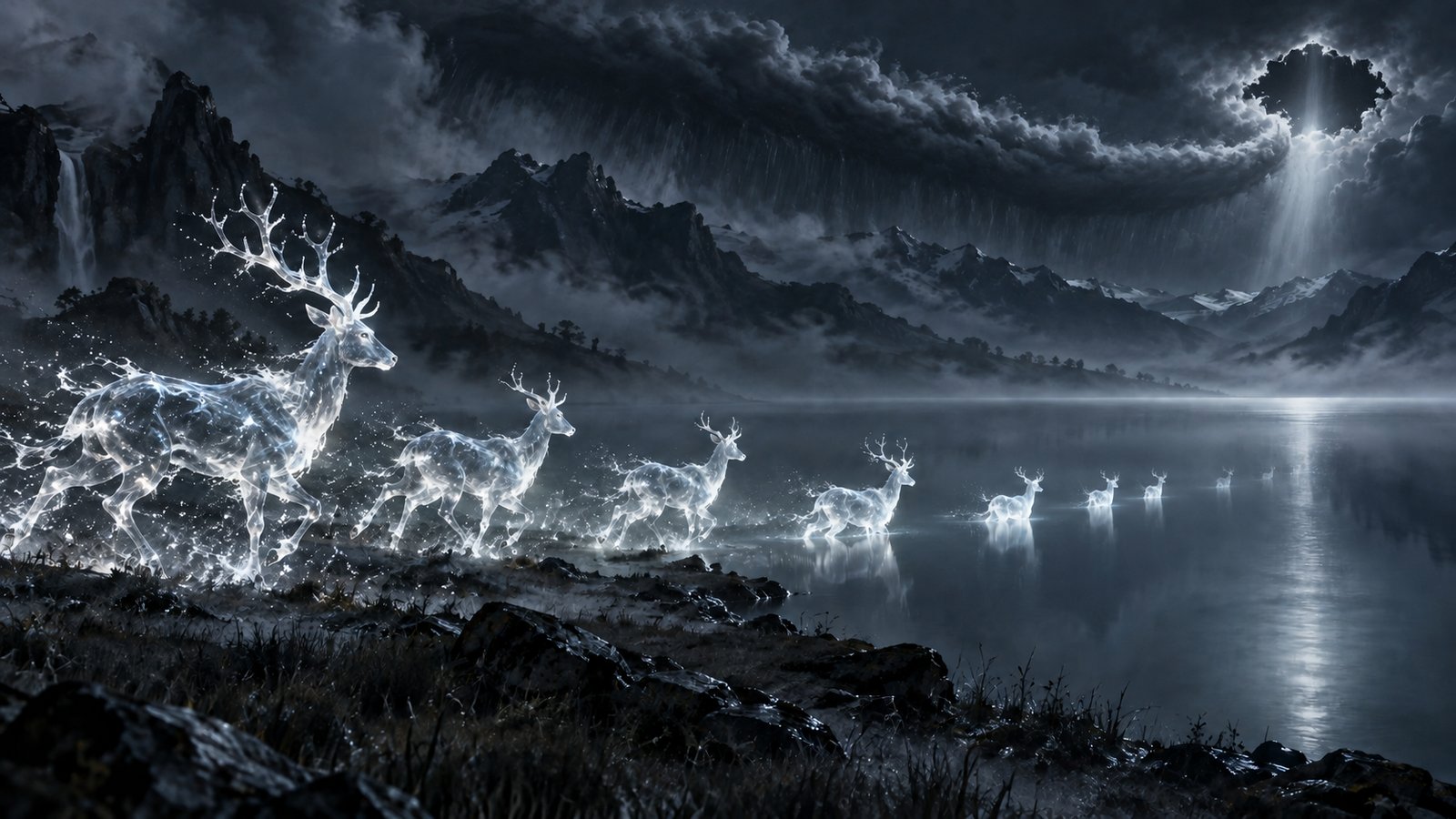 The Glass Herd runs into the Spypool