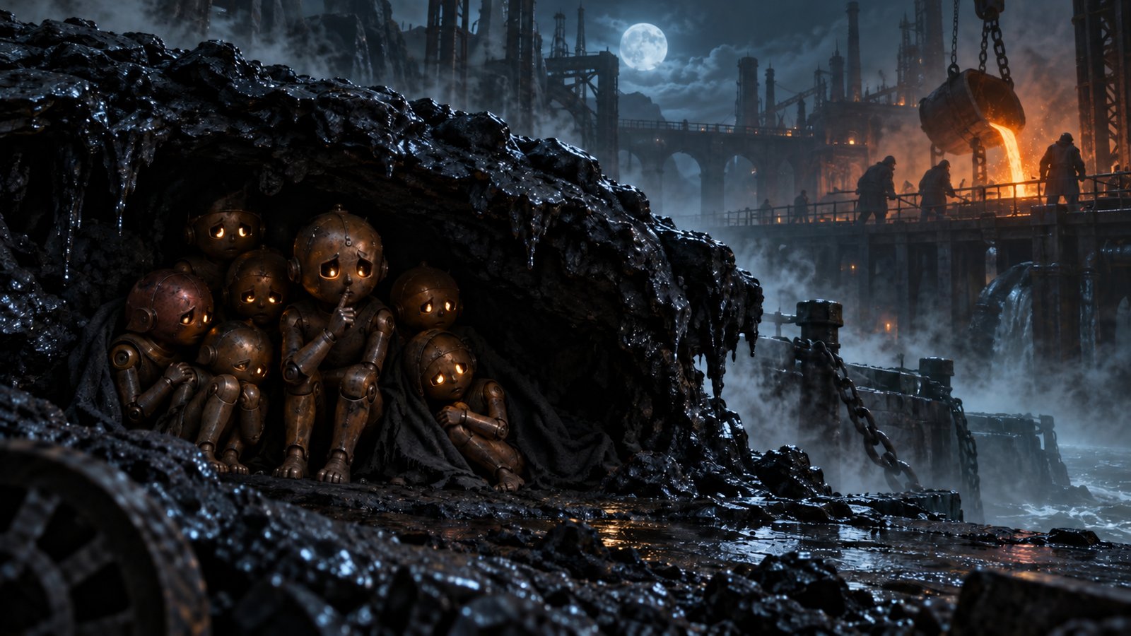 The seven in the slag